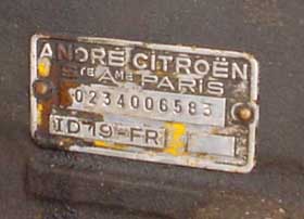 Plaque Métallique Citroën DS19 / ID19 - Thème 'Fusée' - Décoration Auto Vintage (Neuf)
