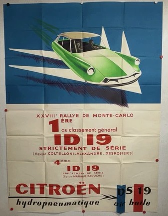 Vitesse Citroen ID 19 Winner Monte Carlo 1959
