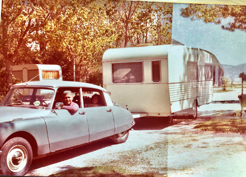 Miniature Minialuxe 1/43 : Citroën DS19 Avec Attelage Caravane La N7